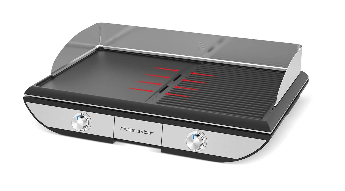 Plancha-Gril bi-zone