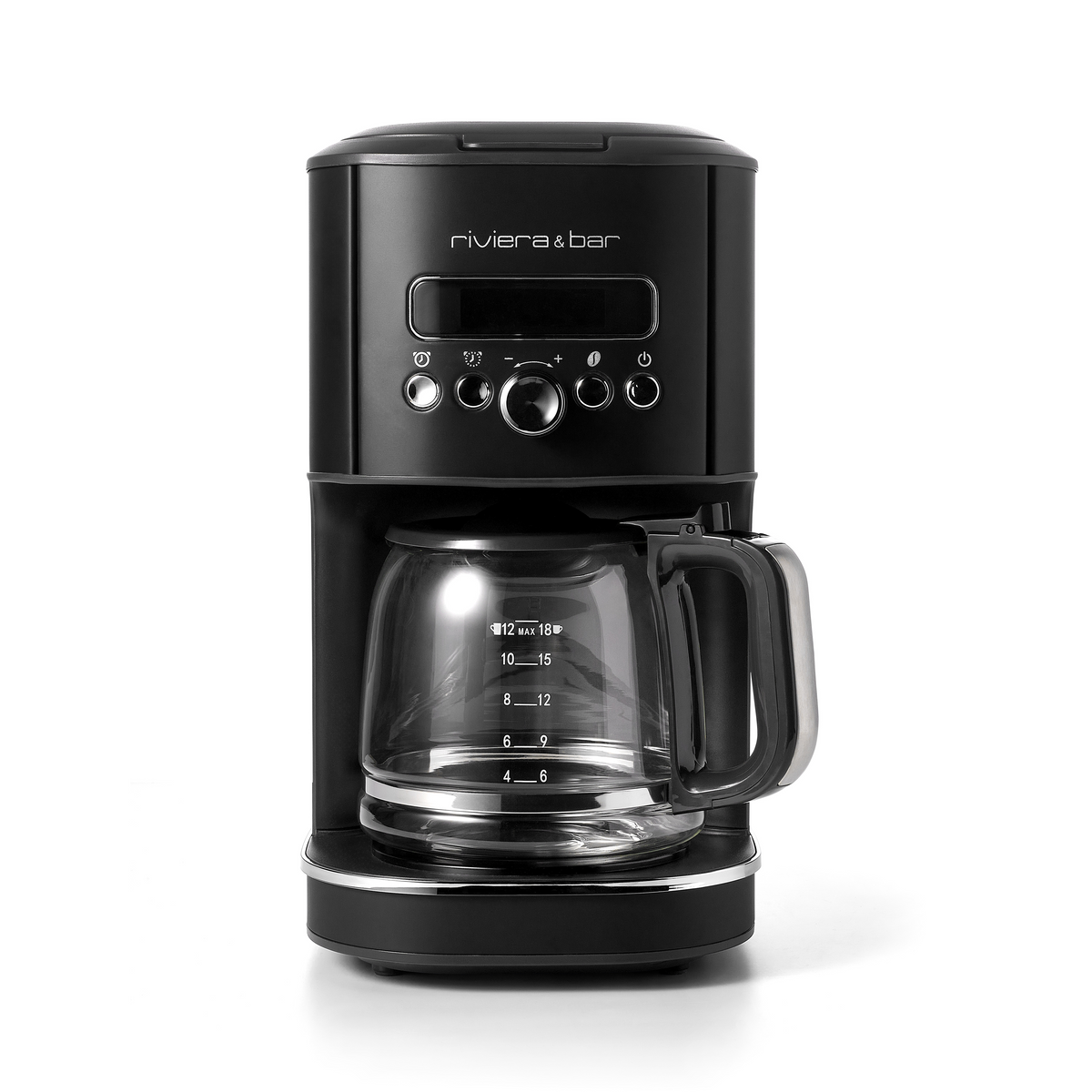 Cafetière filtre prog. | Black Satin | 1,8L