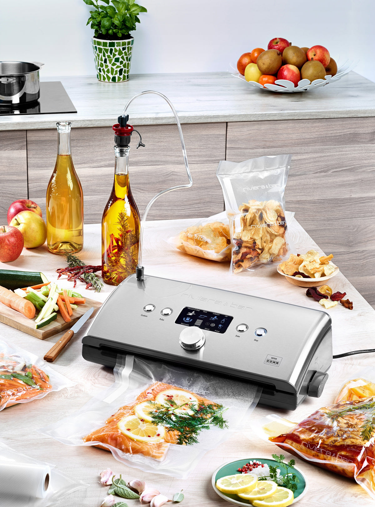 Appareil de mise sous vide avec dateur intégré