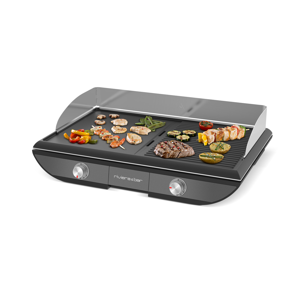 Plancha-Gril bi-zone | 8-10 personnes