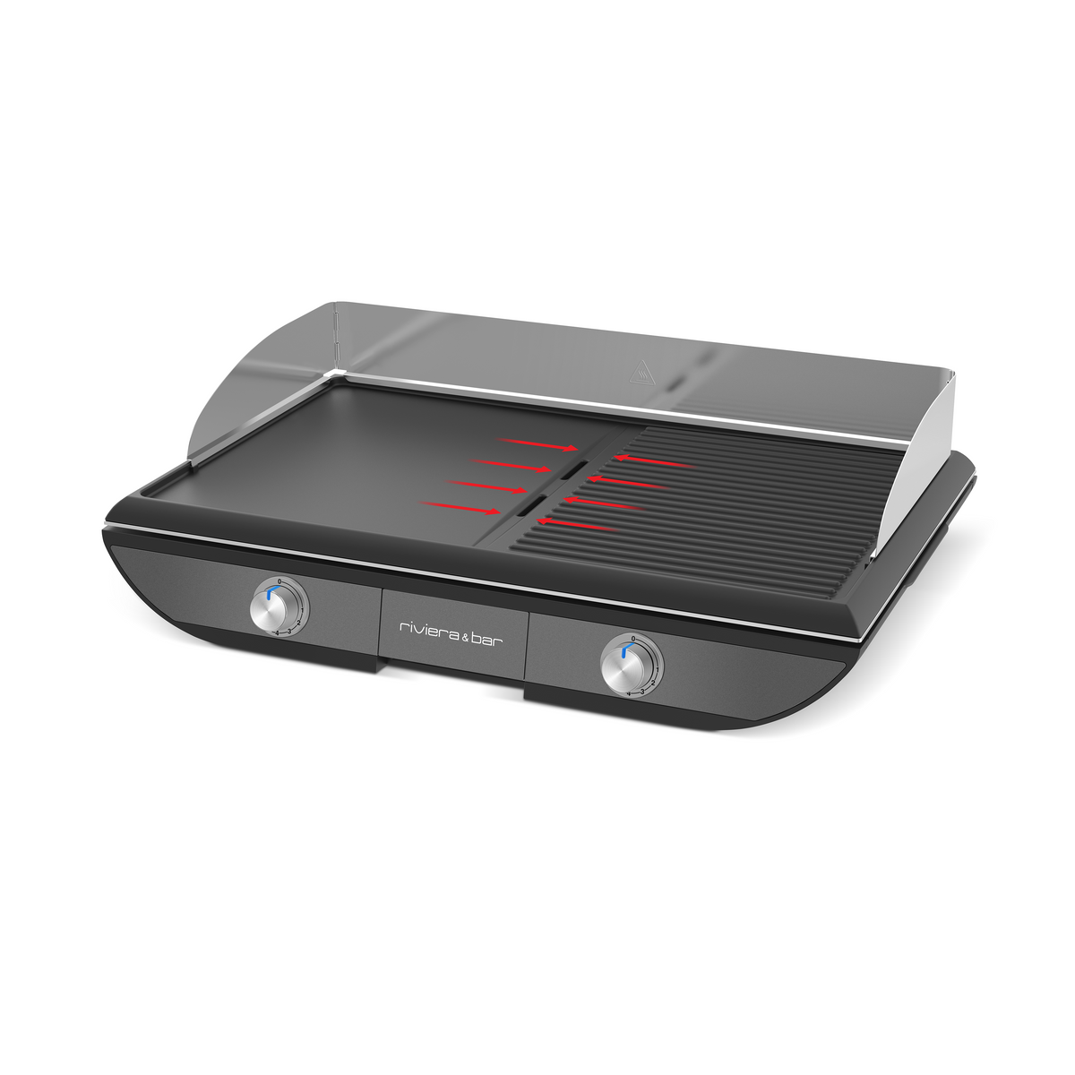 Plancha-Gril bi-zone | 8-10 personnes