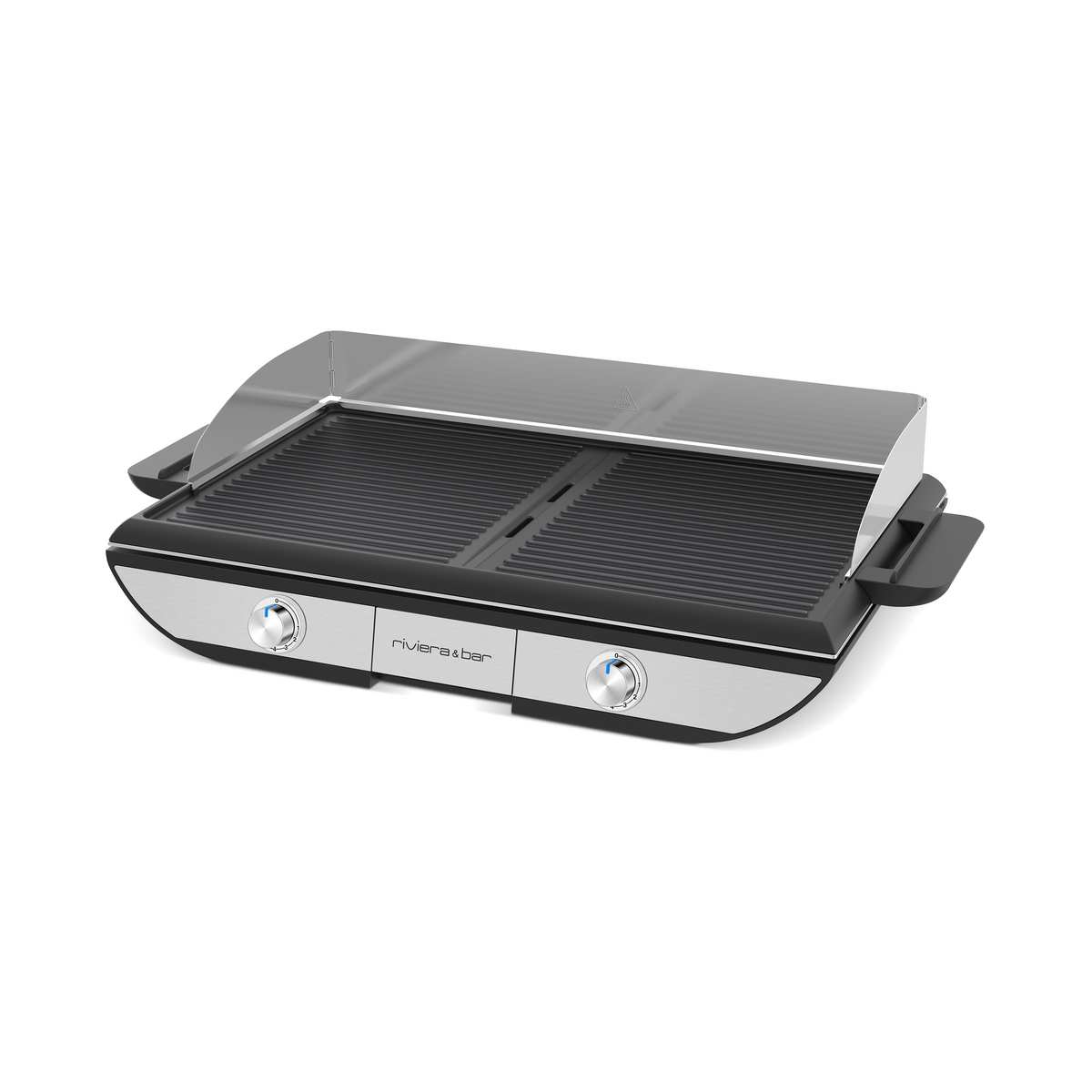 Combiné Plancha-Gril réversible | 2 zones | 8-10 personnes