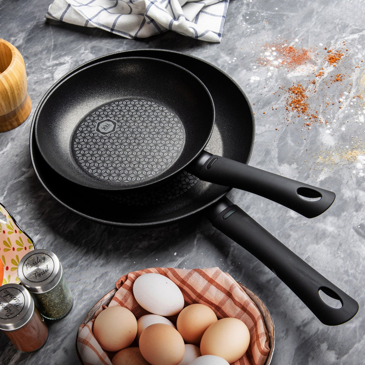 Arimi Diamante Italian Cookware Set - 12 Piece | Batterie De Cuisine Italienne Arimi Diamante - 12 Pieces