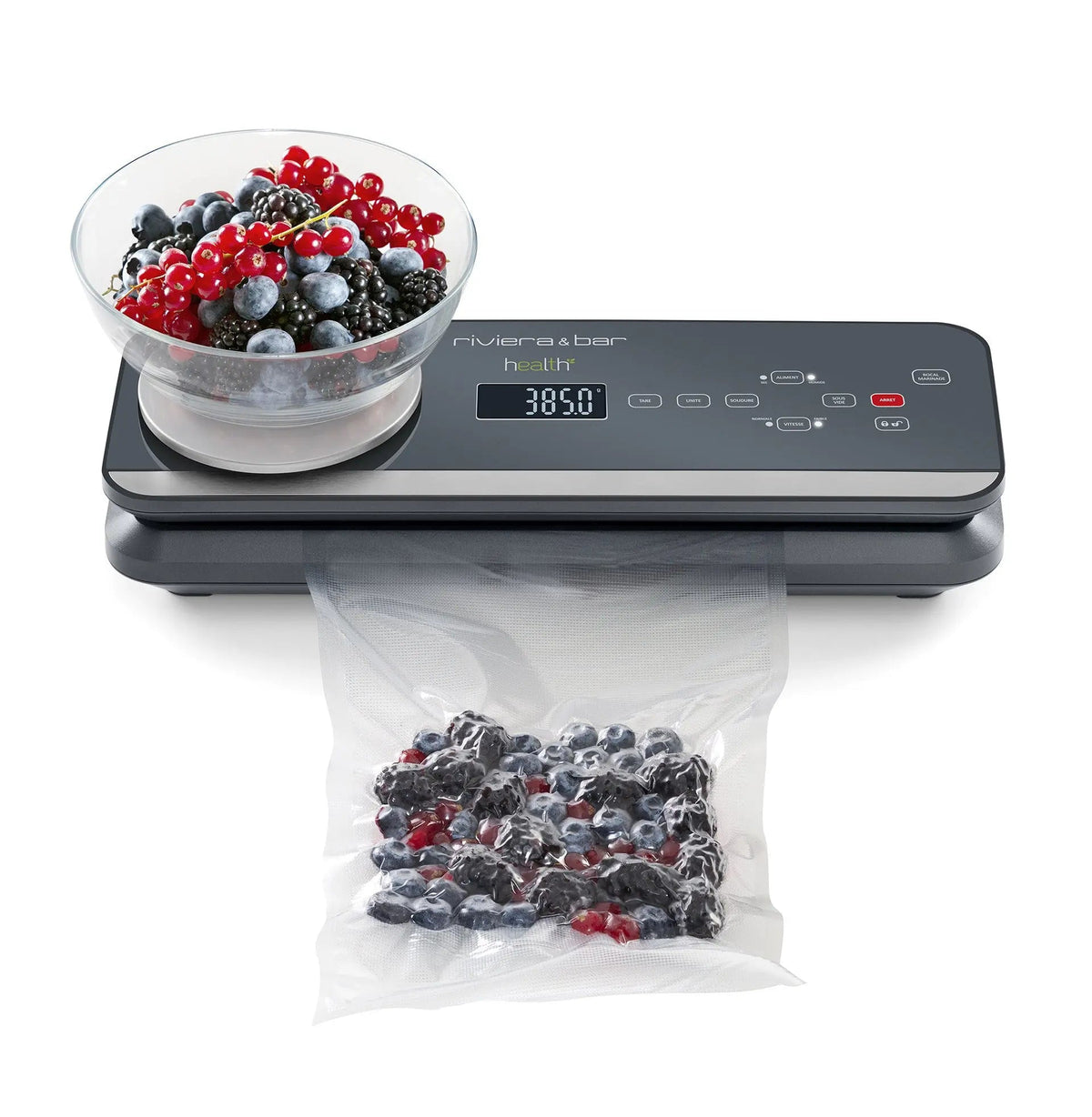 Appareil mise sous vide avec balance