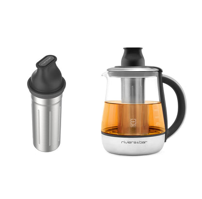 Ensemble Thé Glacé | Théière Sencha Zen & refroidisseur inox