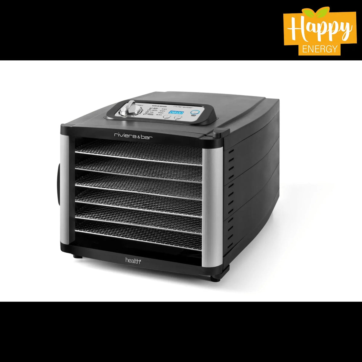 Déshydrateur 6 plateaux inox avec minuterie