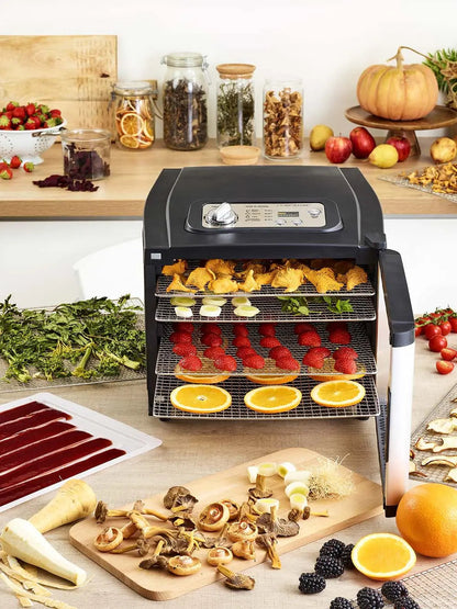 Déshydrateur 6 plateaux inox avec minuterie