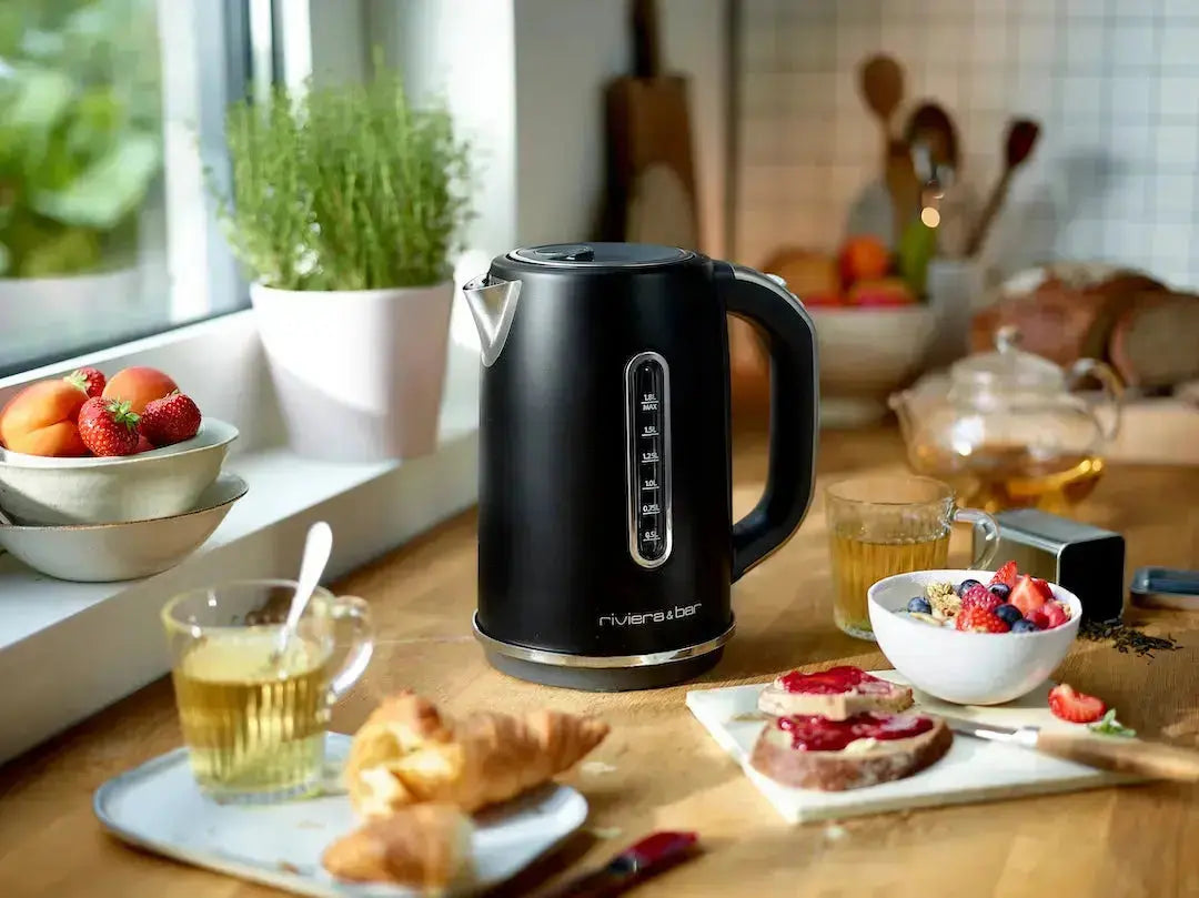 Duo Bouilloire & Grille-Pain | Black Satin