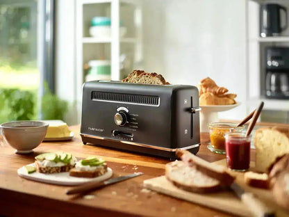 Duo Bouilloire & Grille-Pain | Black Satin
