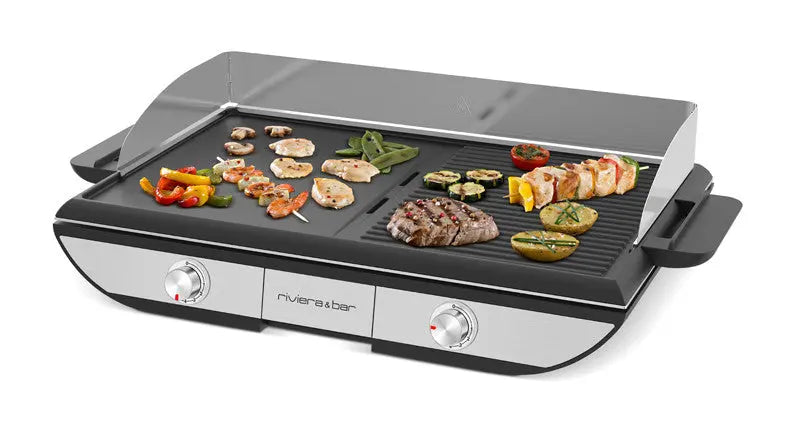 Plancha-Gril bi-zone