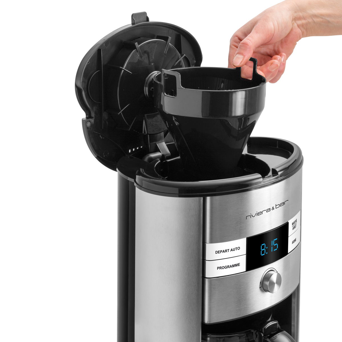 Cafetière filtre | Inox | 1,8L