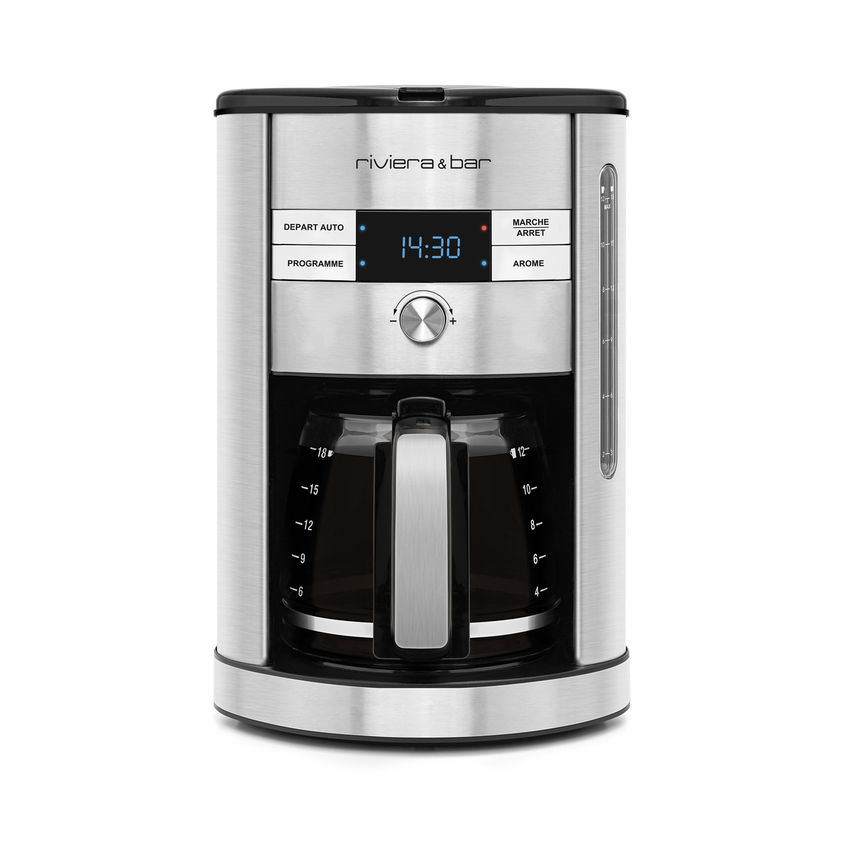 Cafetière filtre | Inox | 1,8L