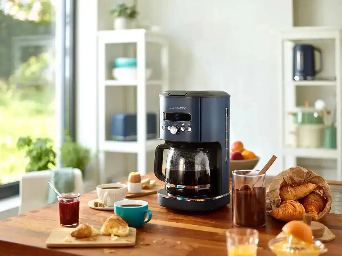 Trio Cafetière, Bouilloire & Grille-Pain | Blue Grey