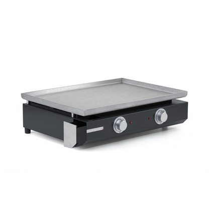 Plancha Pro d'extérieur | 2 zones | inox | 14 personnes