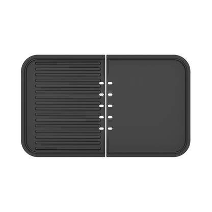 Combiné Plancha-Gril réversible | 2 zones | 6-8 personnes