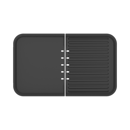 Combiné Plancha-Gril réversible | 2 zones | 6-8 personnes