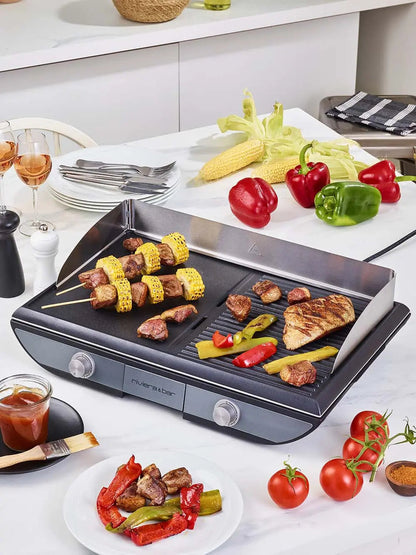 Plancha-Gril bi-zone | 8-10 personnes