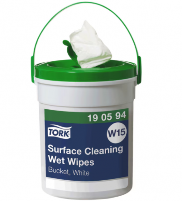 TORK W15 Surface Cleaning Impregnated Wipes