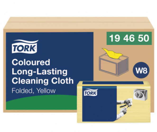 TORK W8 Yellow Long-Lasting Cleaning Cloth